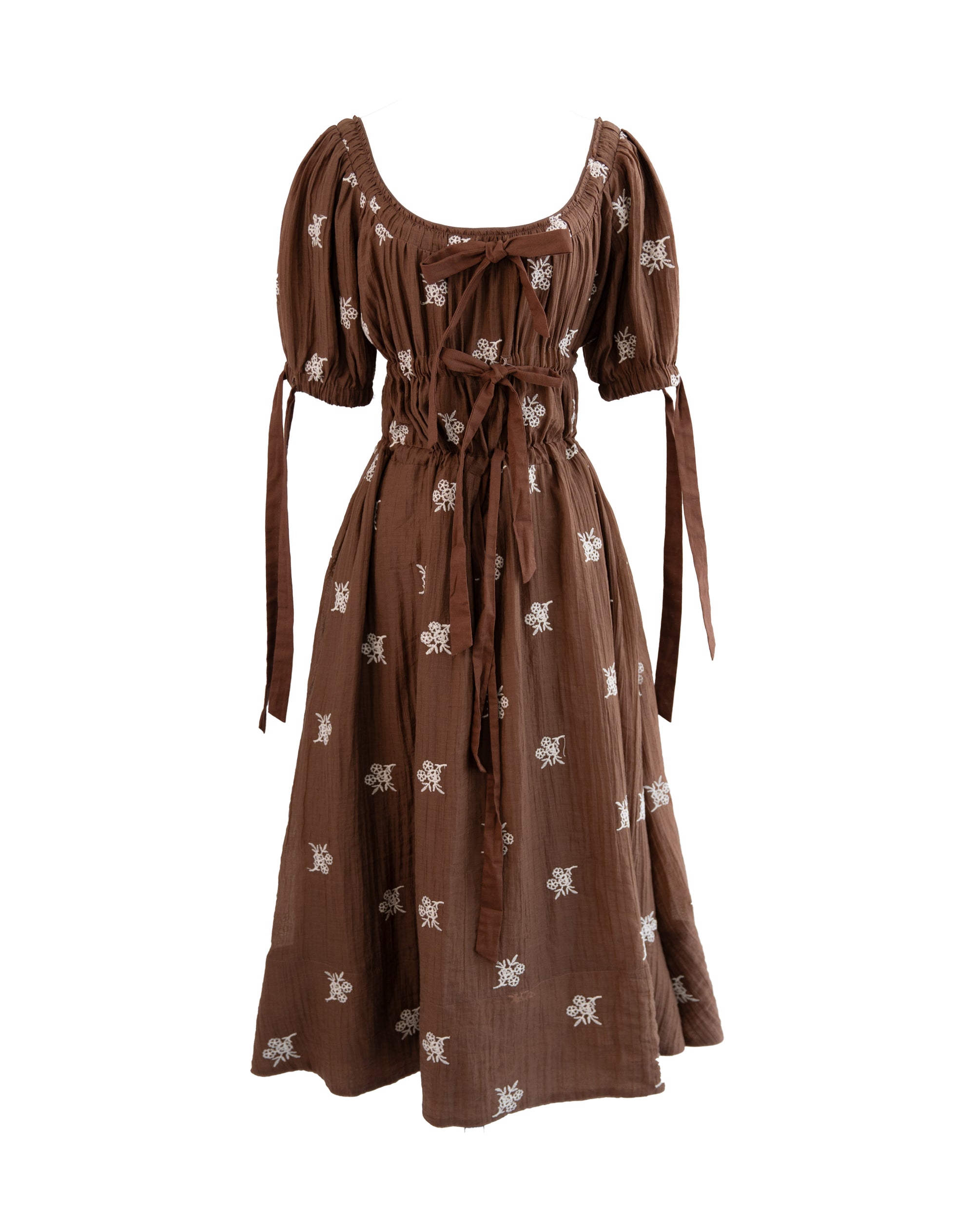 Aurora Dress, Dark Brown