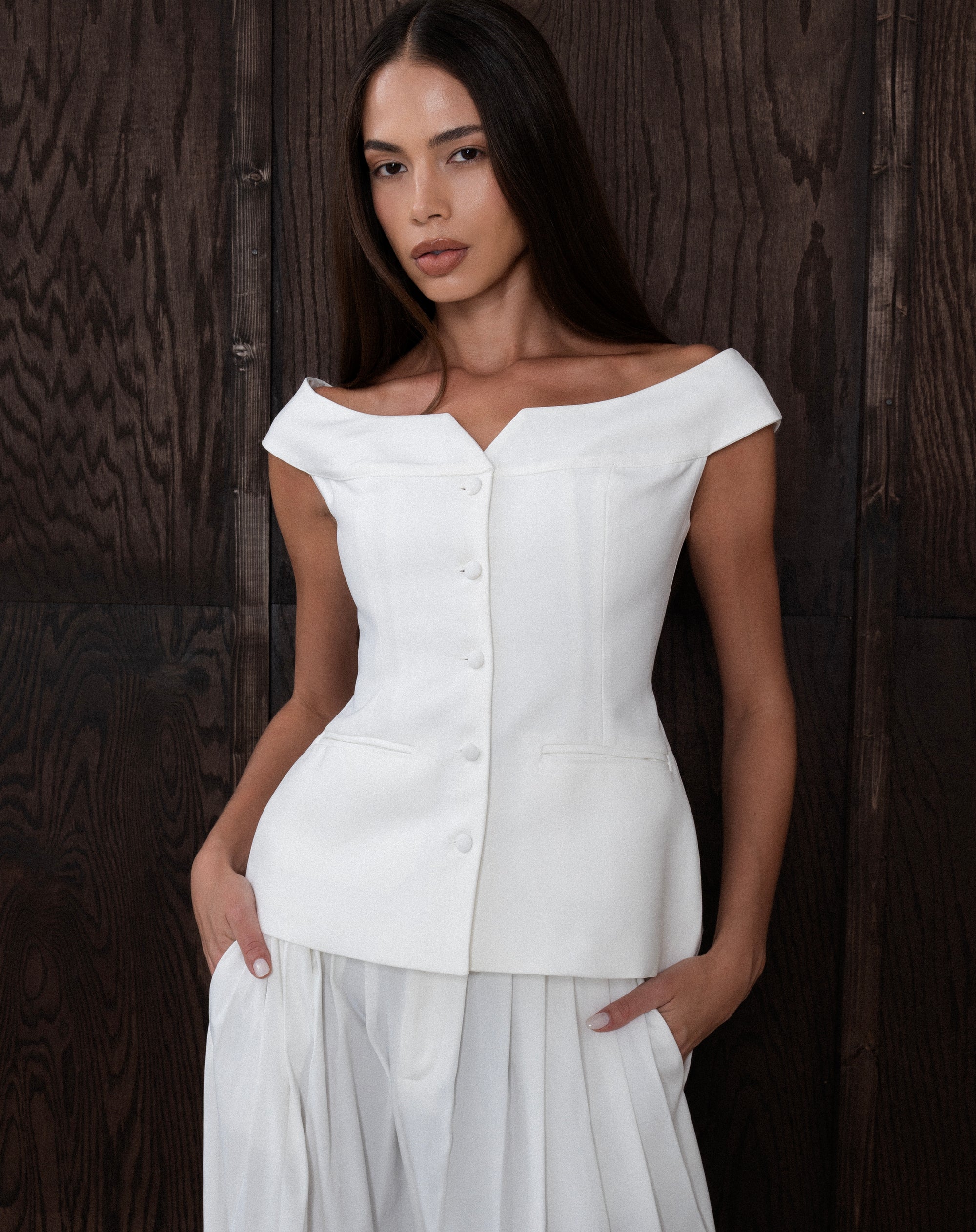 Ivy Top, White