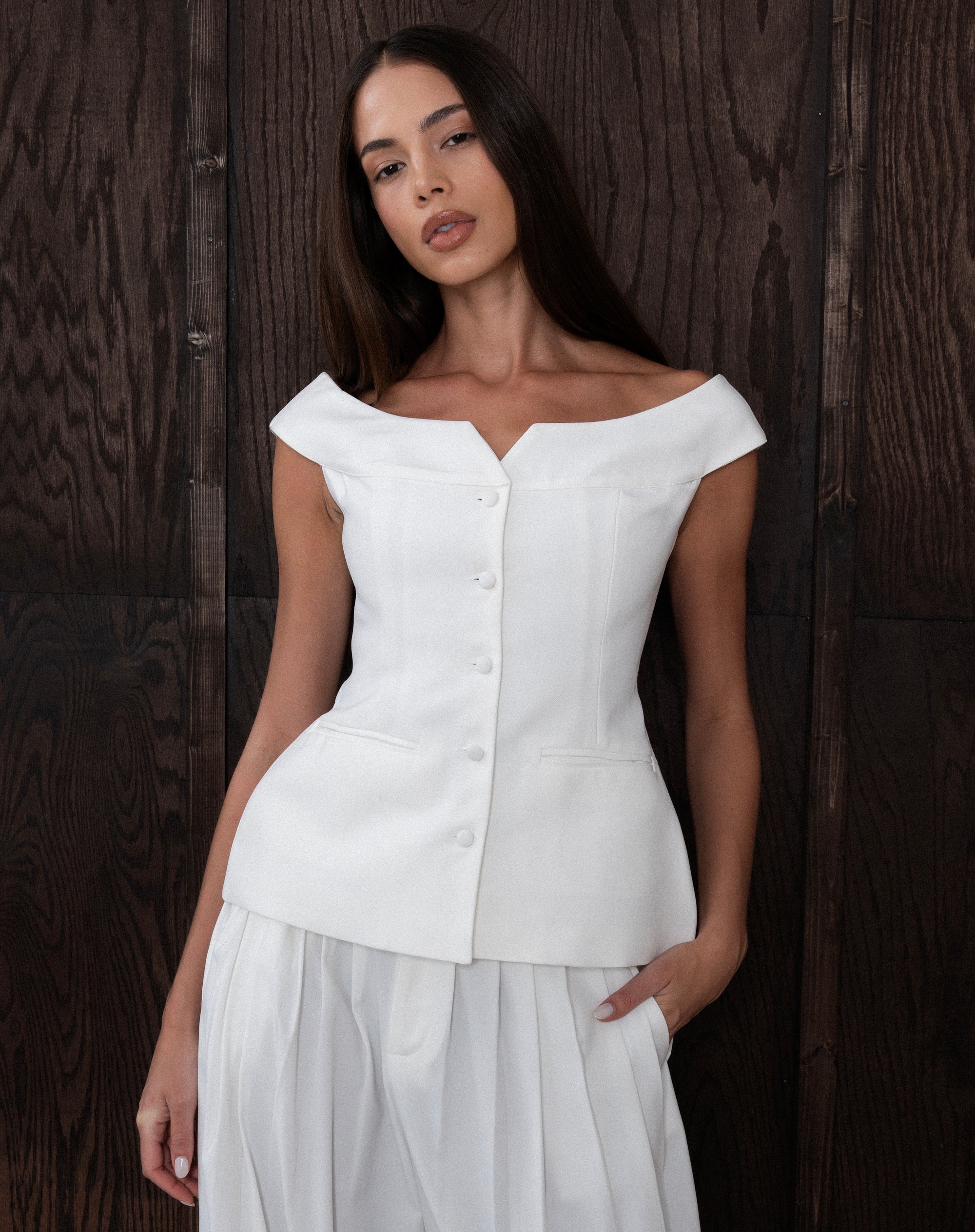 Ivy Top, White