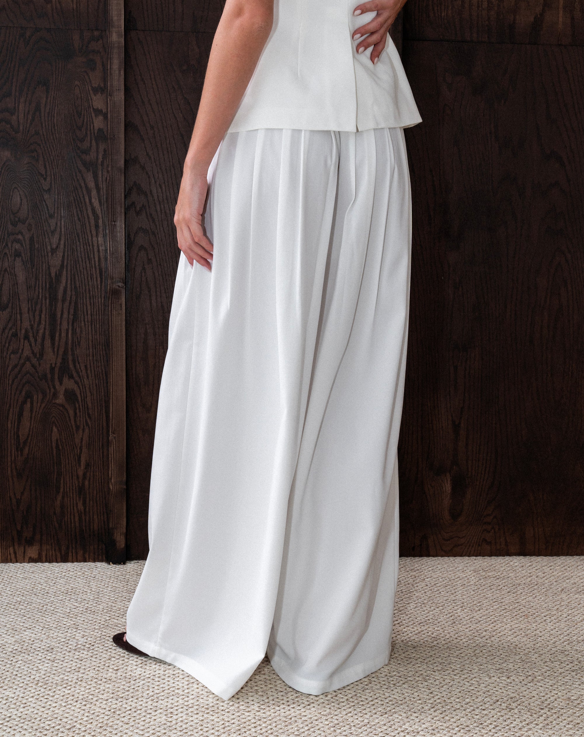 Adelina Pants, White