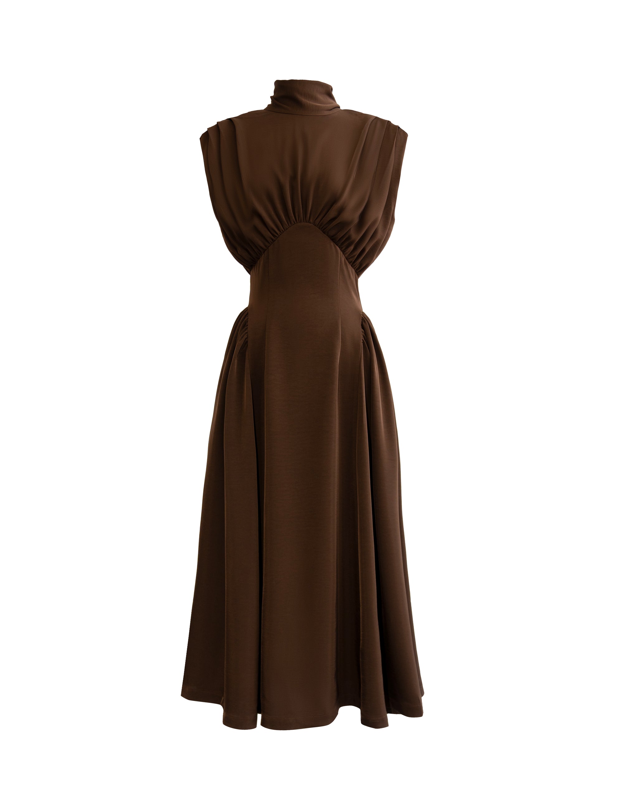 Vestido Eliana sin mangas con lazo en la espalda, marfil