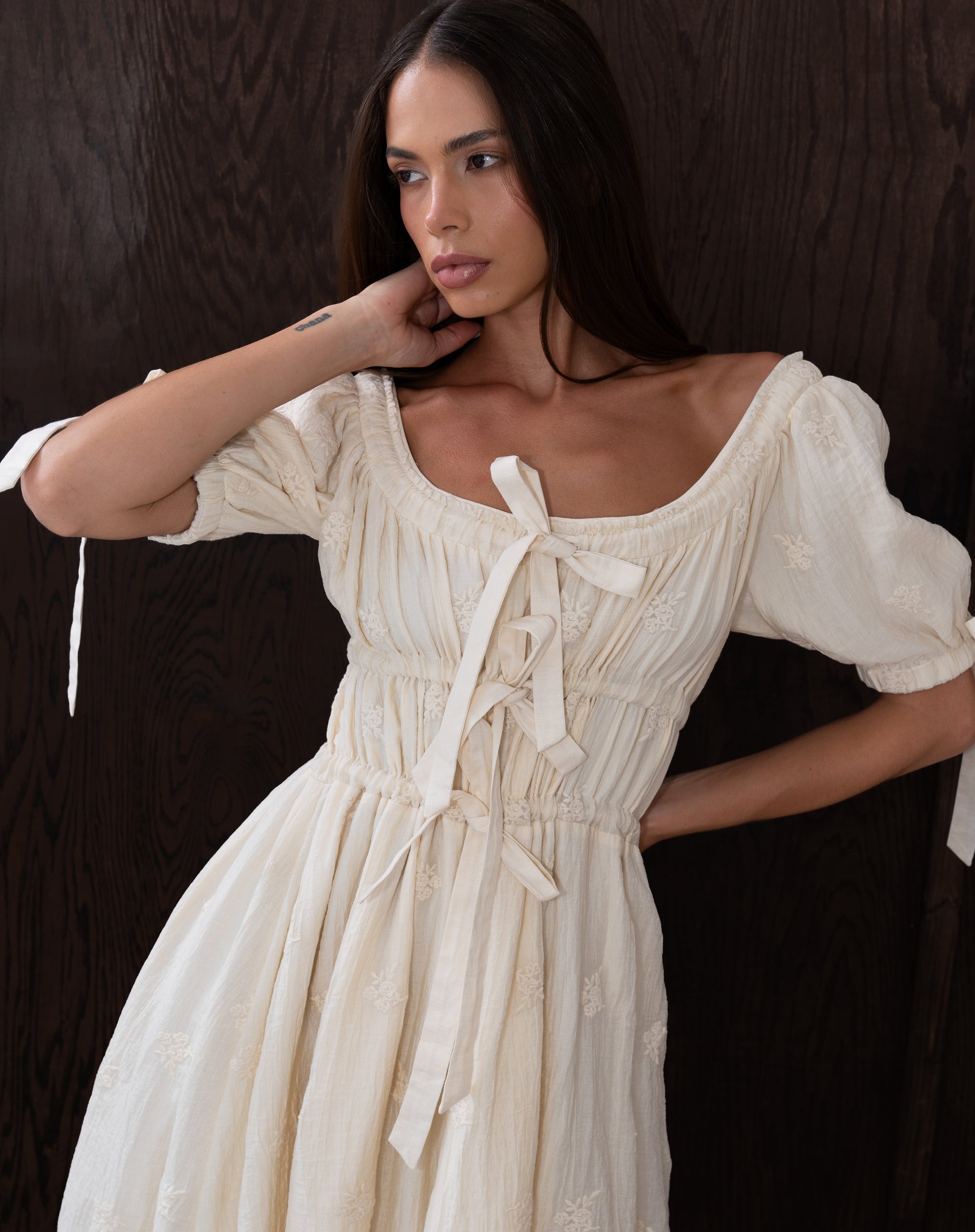 Aurora Dress, Ivory
