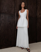 Delilah Dress, White