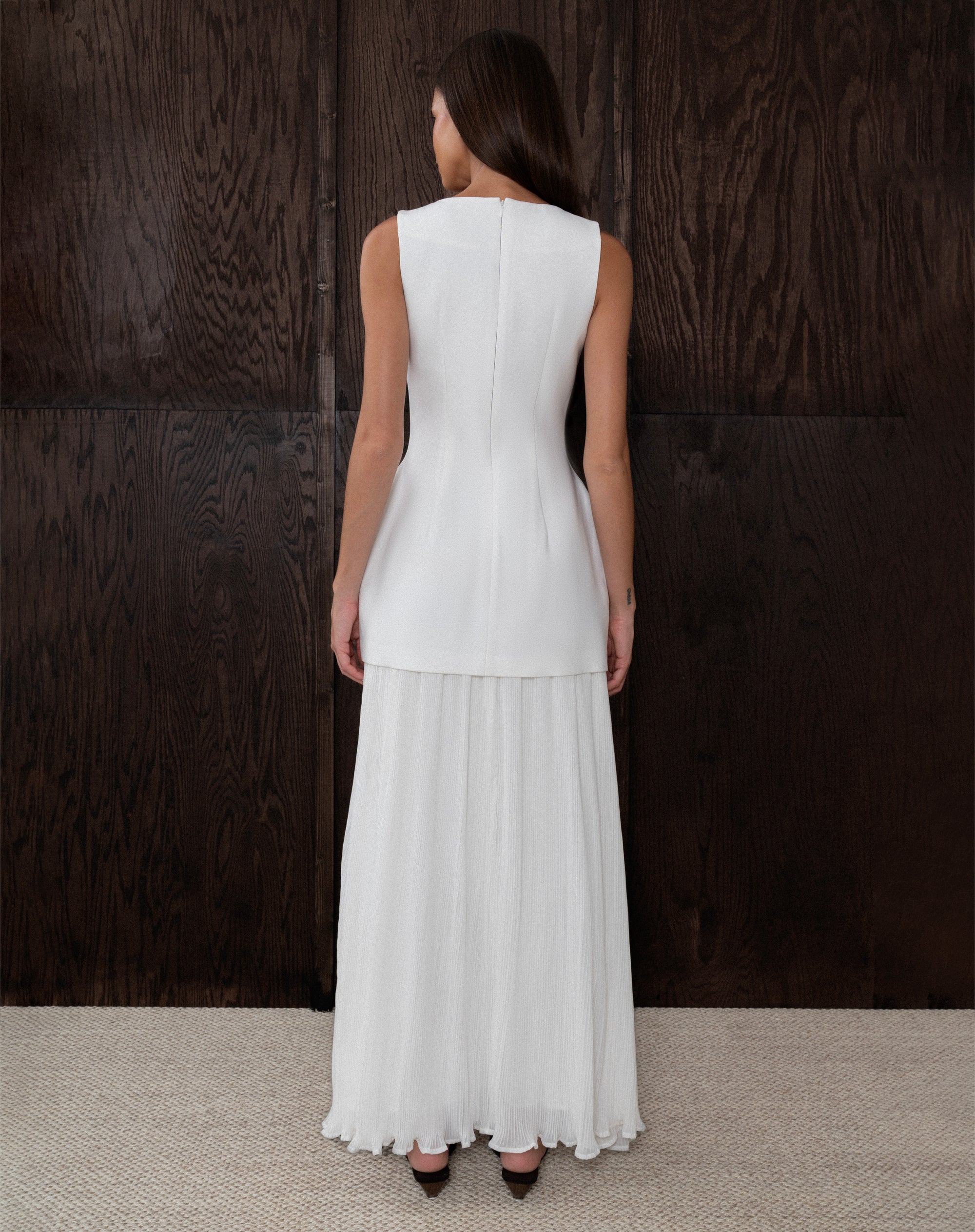 Delilah Dress, White