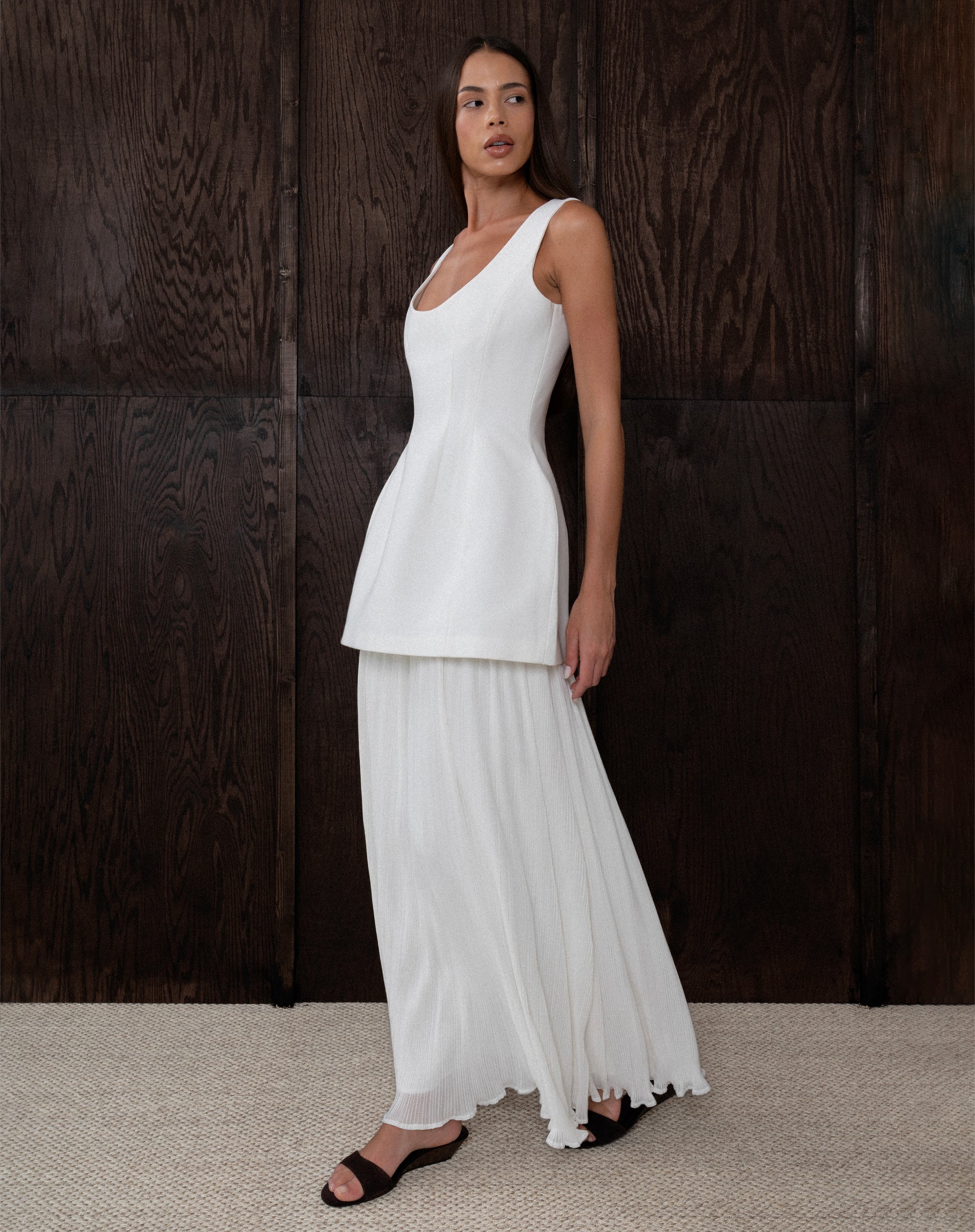 Delilah Dress, White