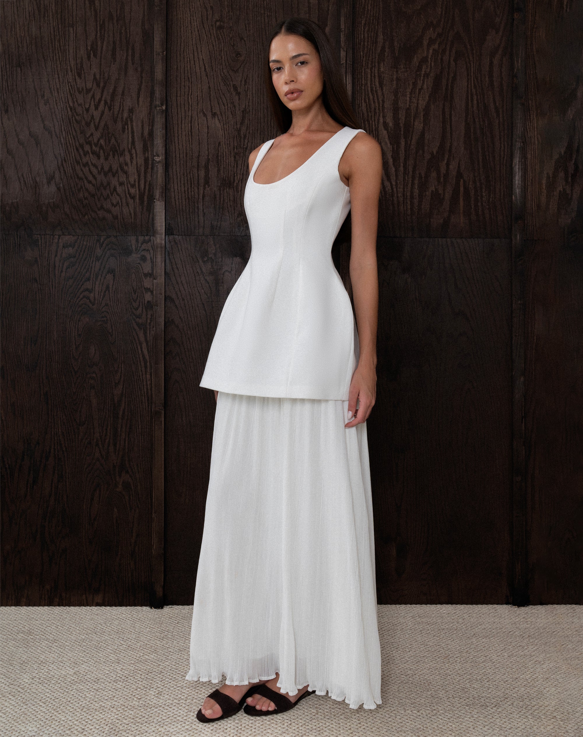 Delilah Dress, White