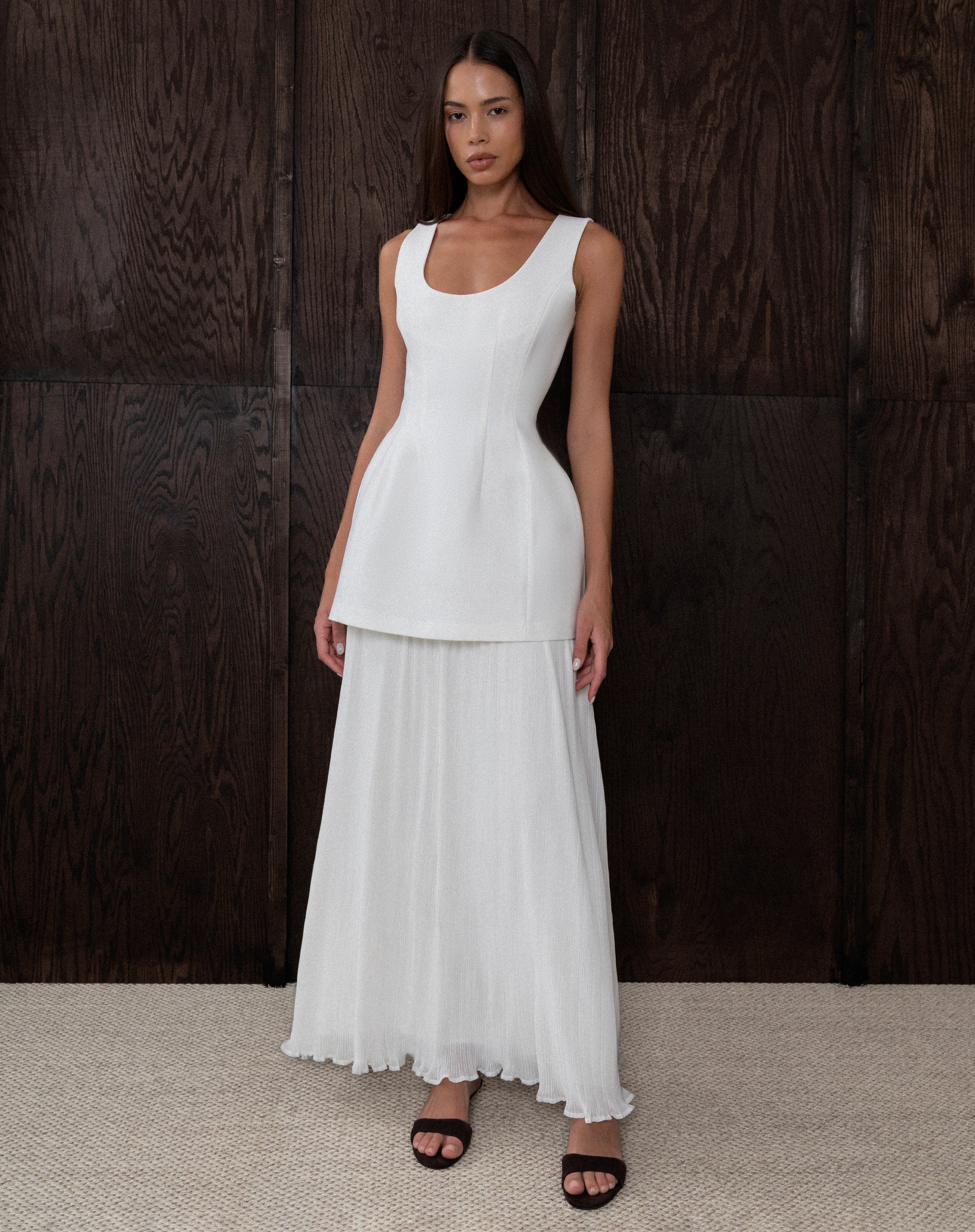 Delilah Dress, White