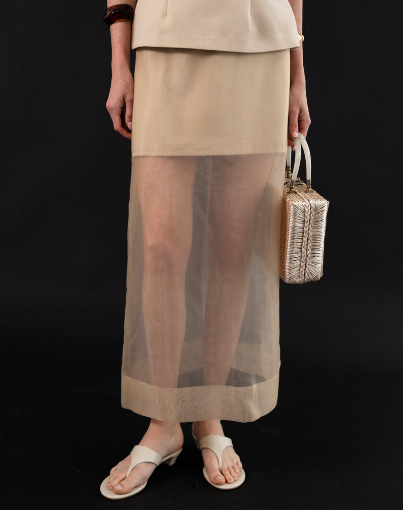 Cassie Skirt, Tan