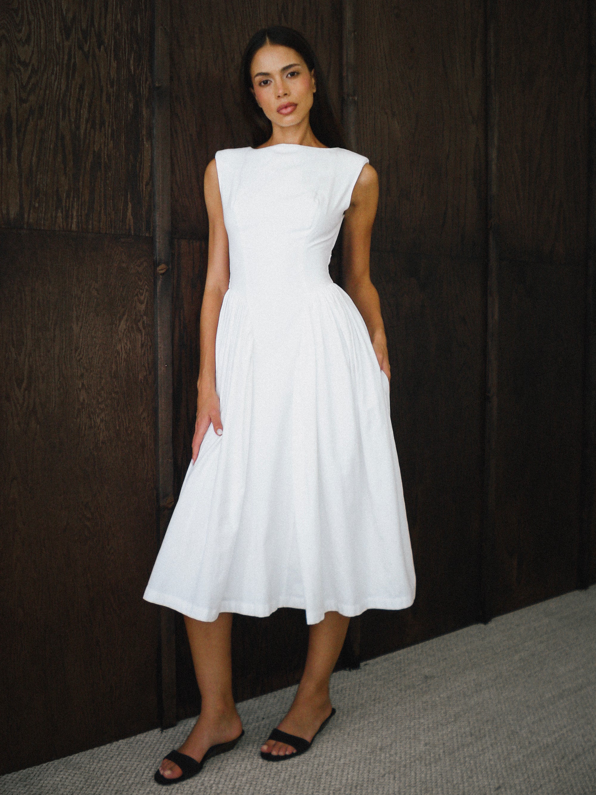 Chloe Dress, White