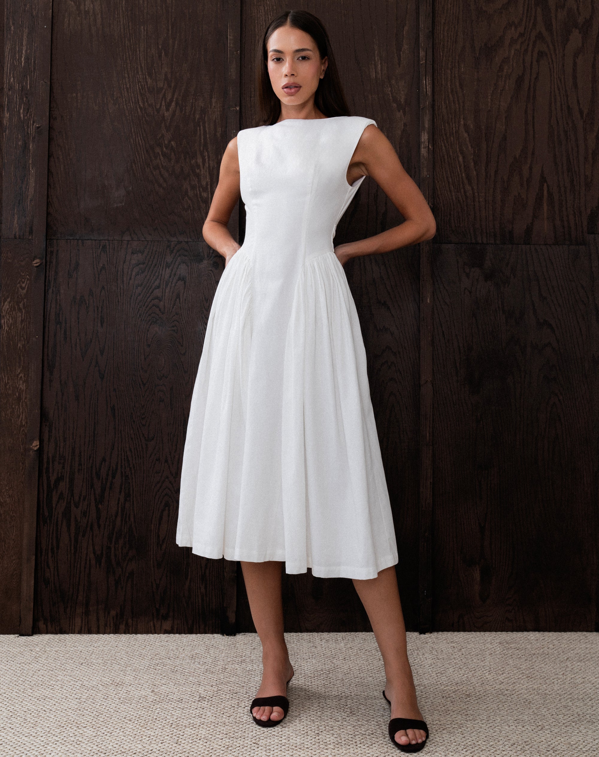 Chloe Dress, White