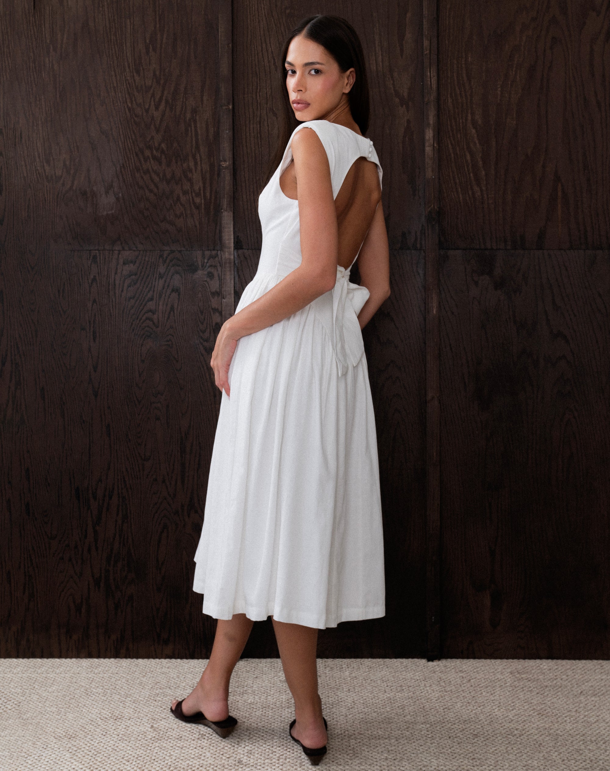 Chloe Dress, White