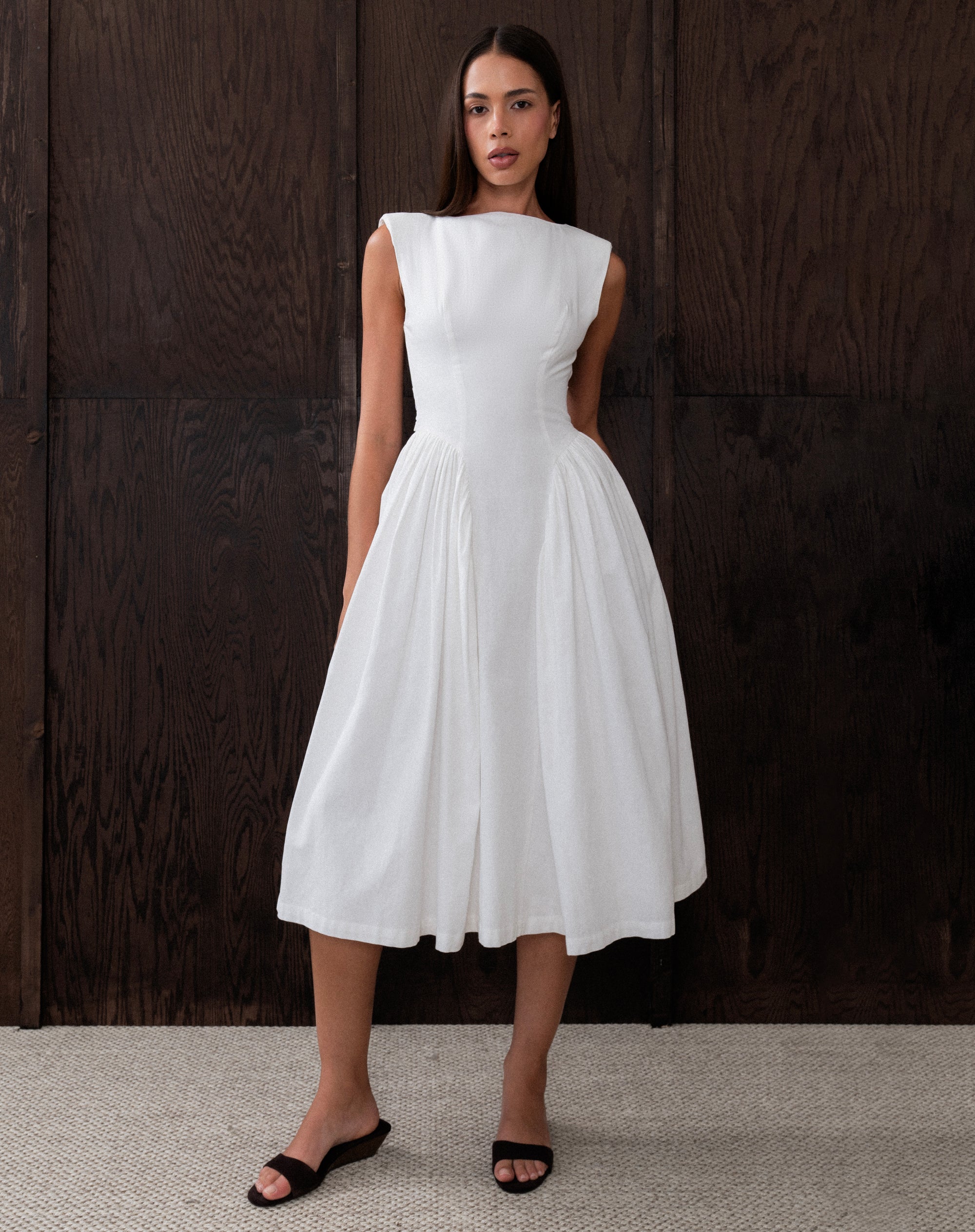 Chloe Dress, White