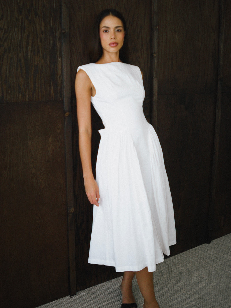Chloe Dress, White