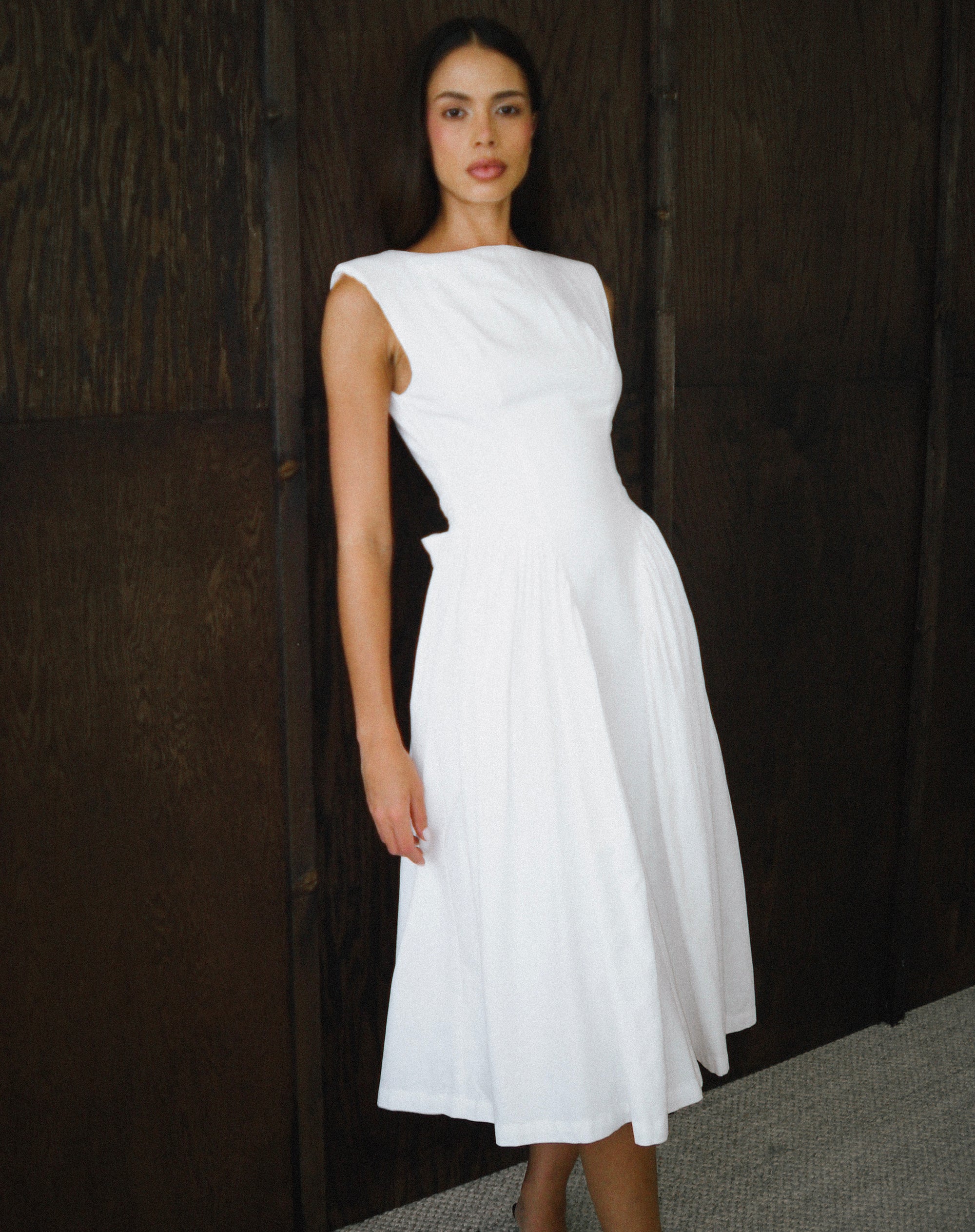 Chloe Dress, White