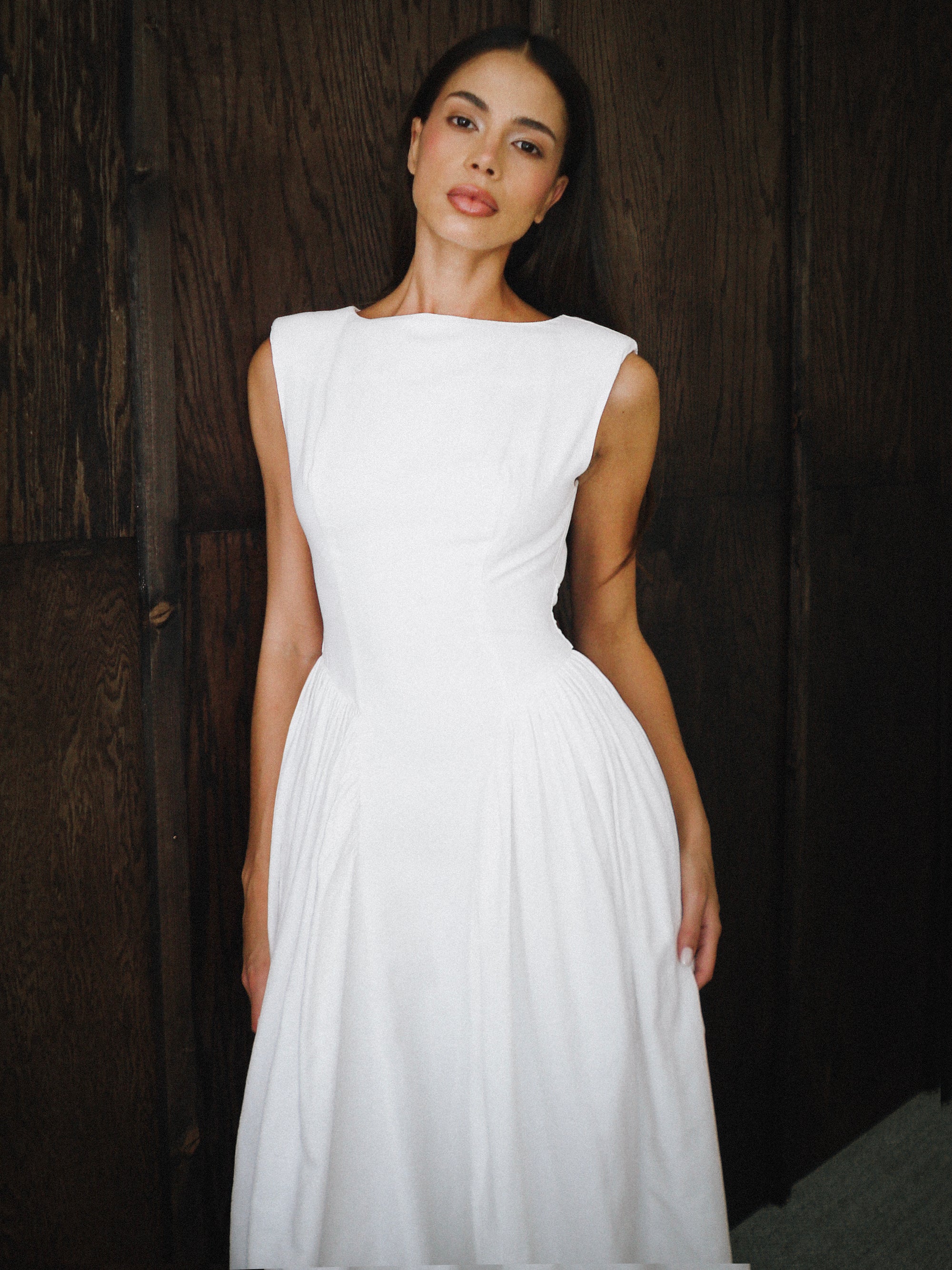 Chloe Dress, White