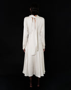 Nina High Neck Dress, Ivory