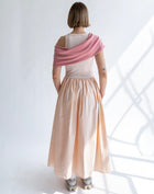 Arlo Sleeveless Flared Maxi Dress, Peach