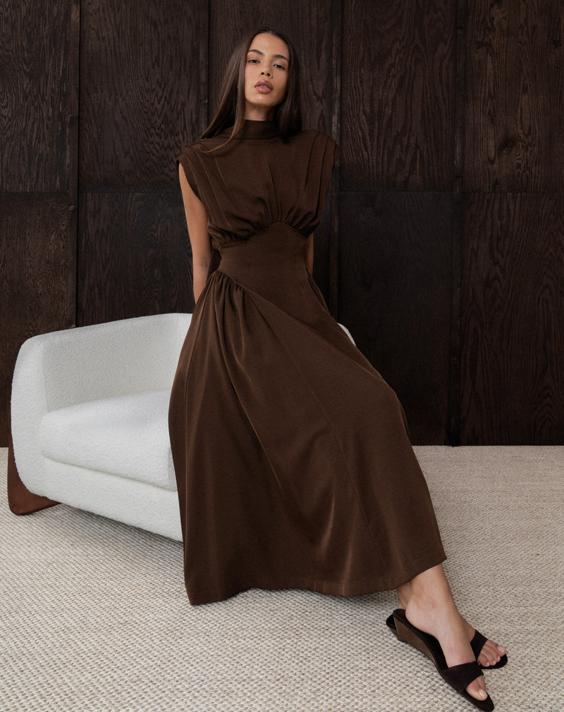Vestido Eliana sin mangas con lazo en la espalda, marfil