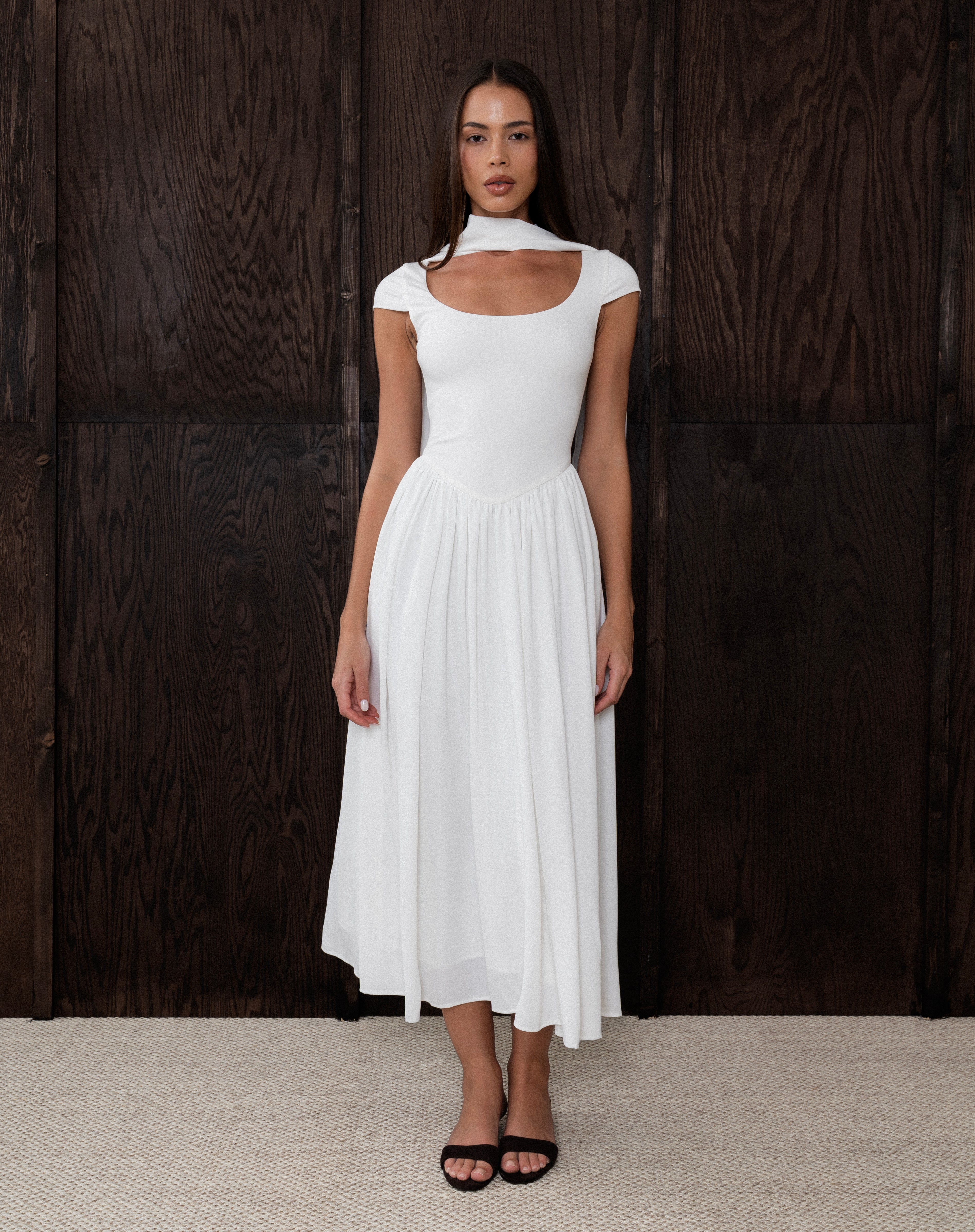 Evie Dress, Ivory | The Bekk