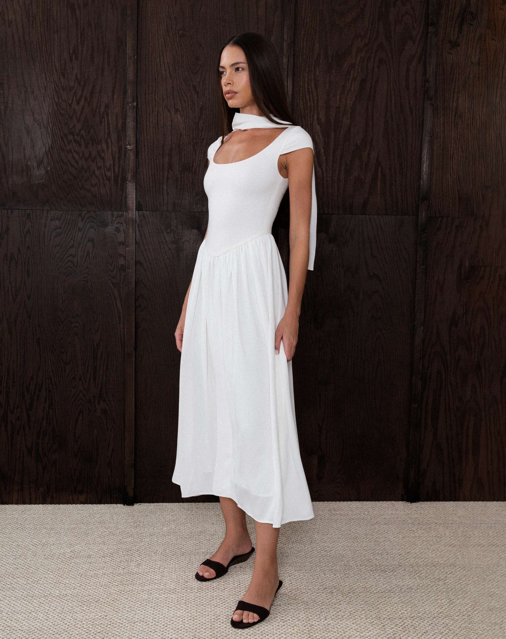 Evie Dress, Ivory