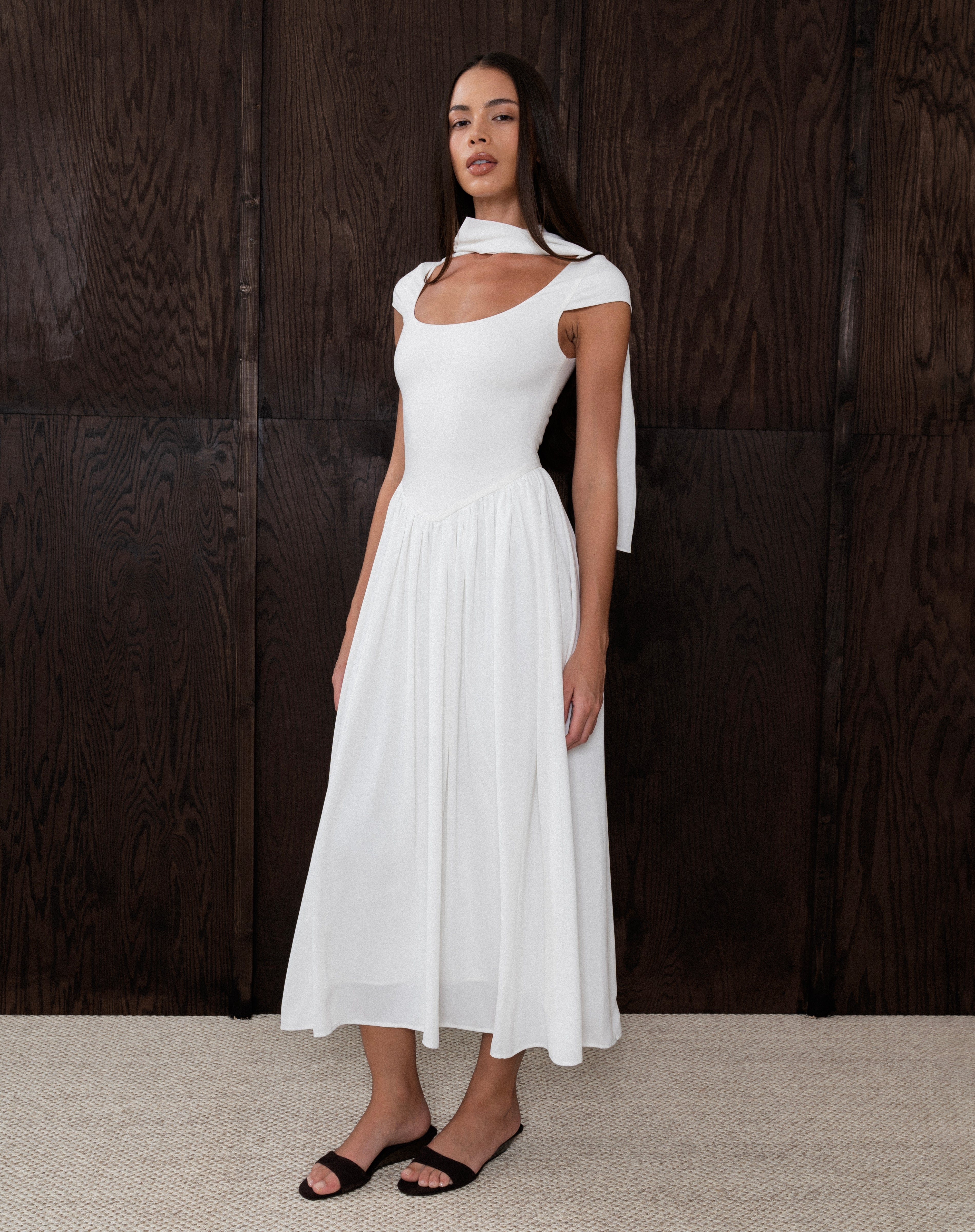 Evie Dress, Ivory | The Bekk