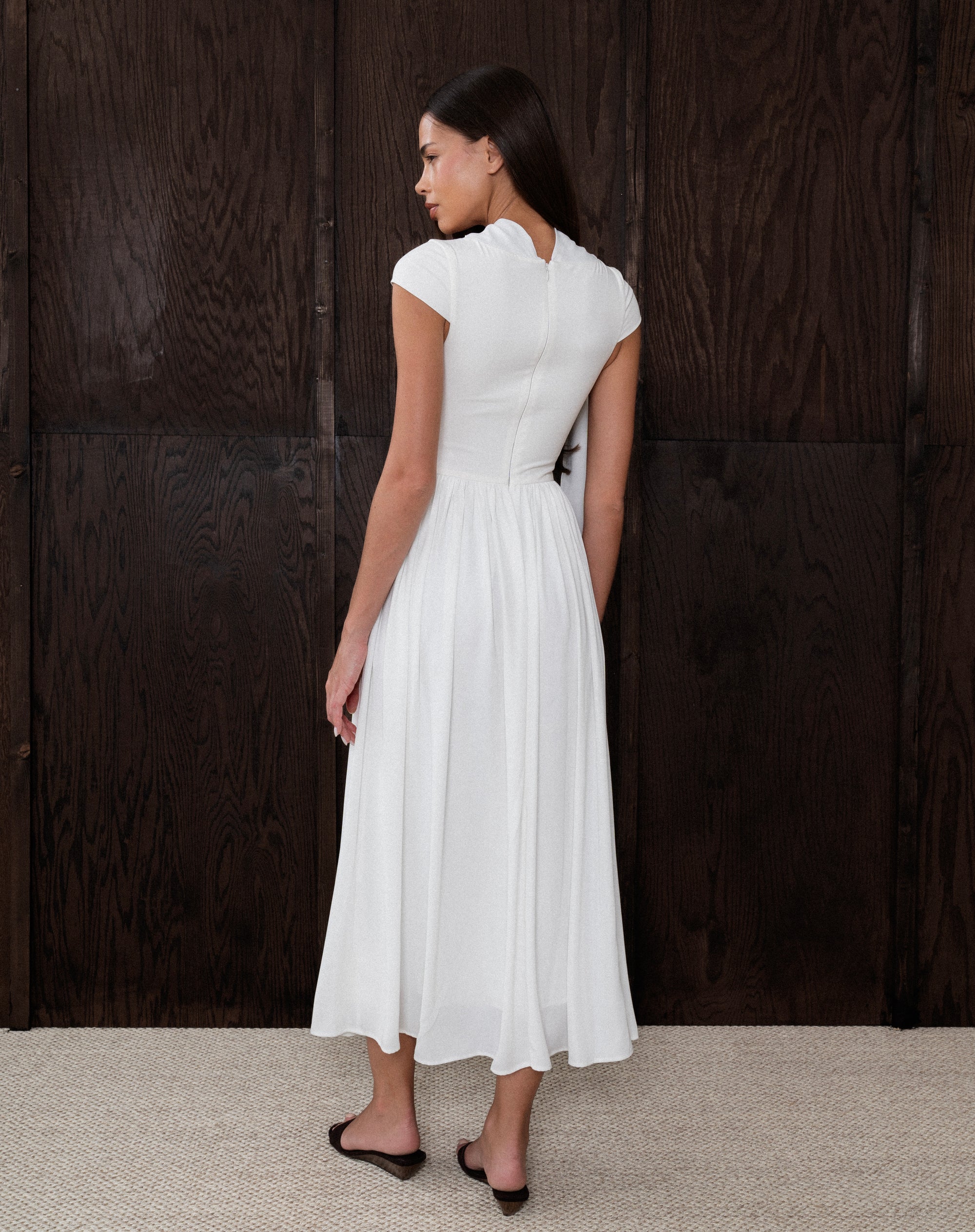 Evie Dress, Ivory