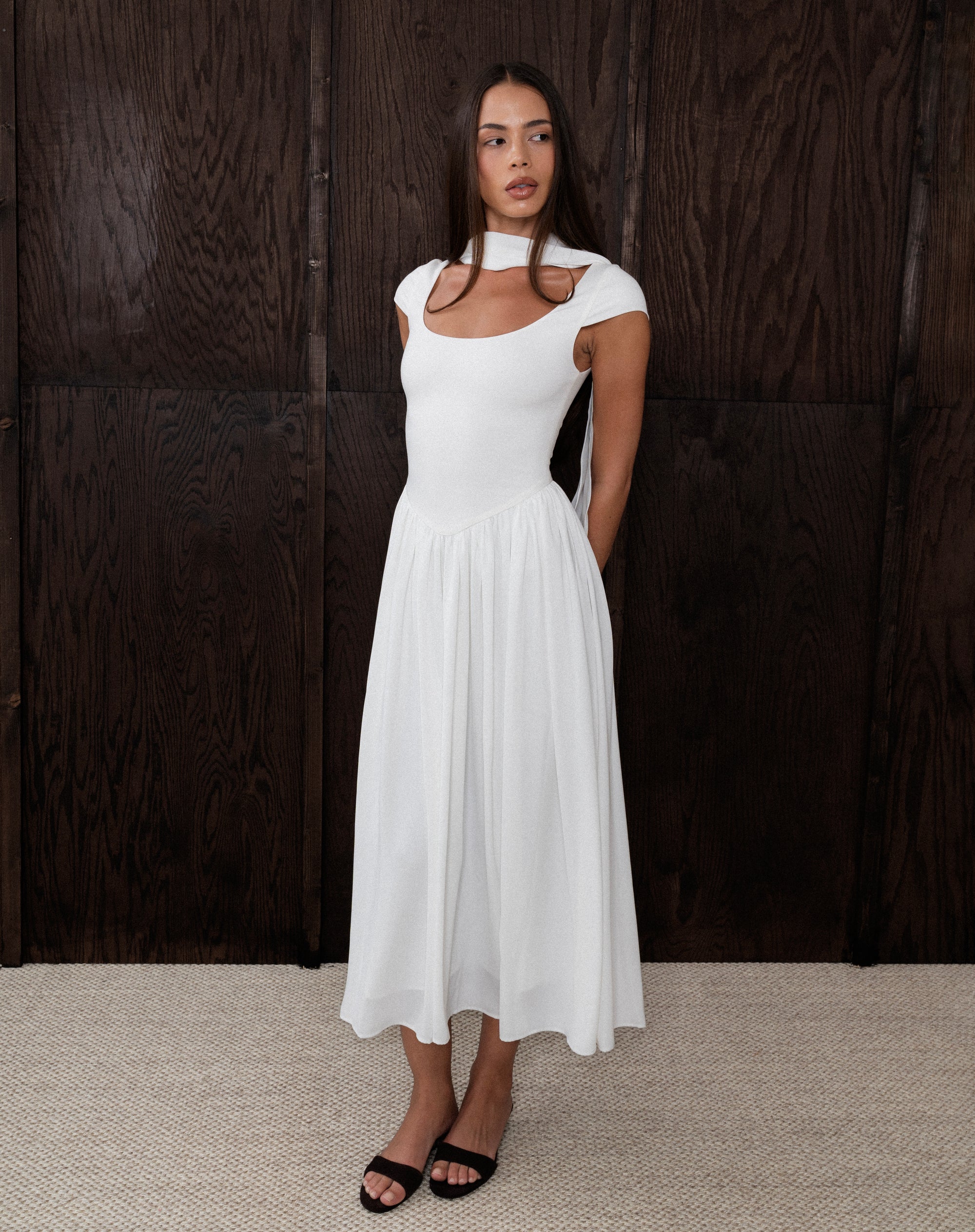 Evie Dress, Ivory