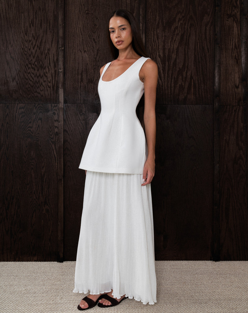 Delilah Dress, White