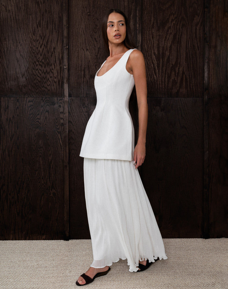 Delilah Dress, White