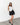Remi Puffed Hem Mini Skirt, Black