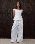 Adelina Pants, White