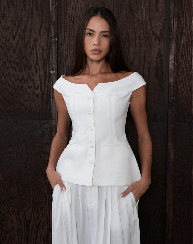 Ivy Top, White