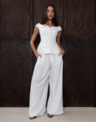 Adelina Pants, White