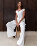 Adelina Pants, White