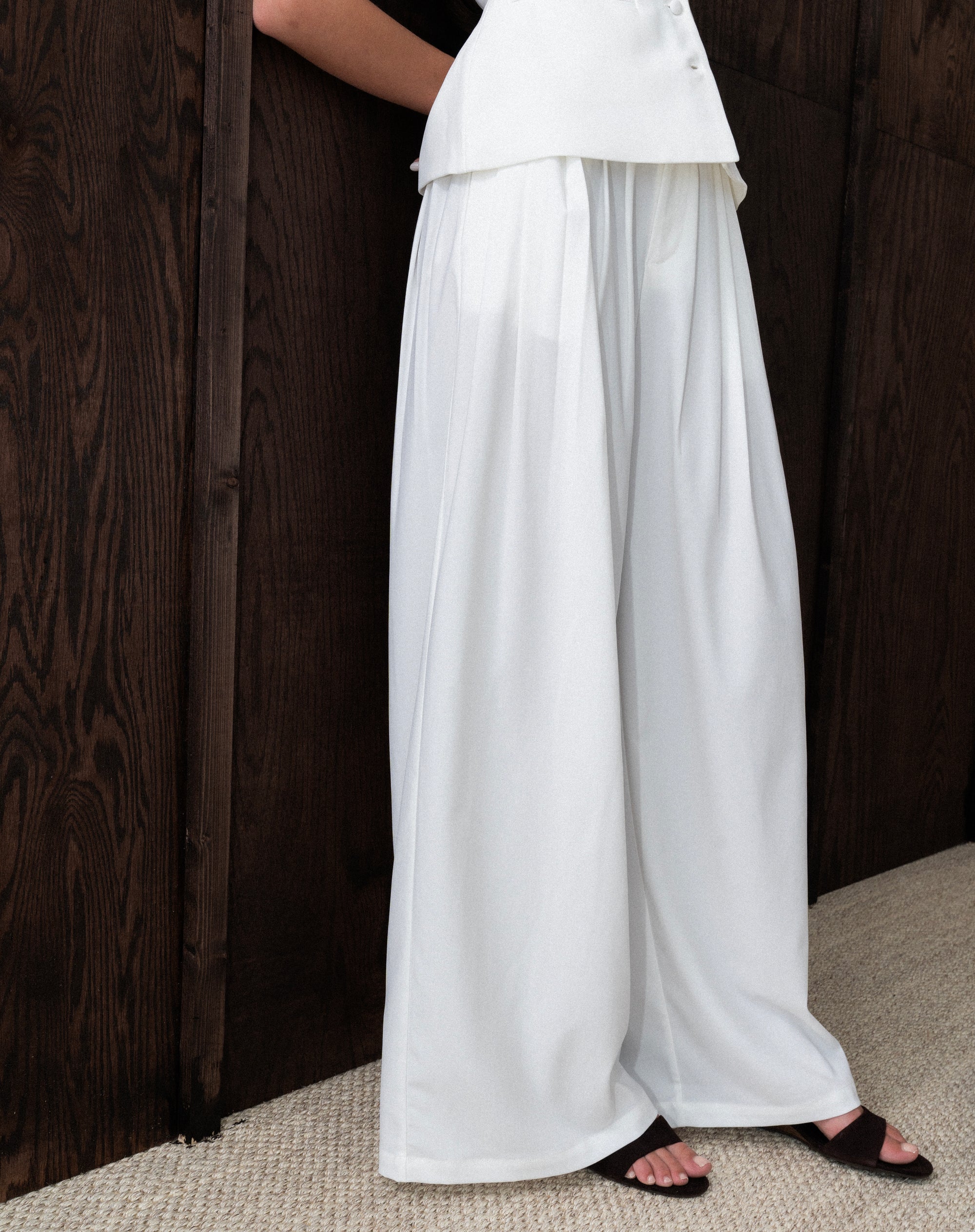 Adelina Pants, White