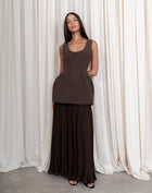Delilah Dress, Chocolate