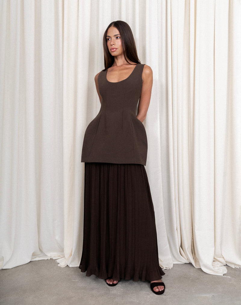 Delilah Dress, Chocolate