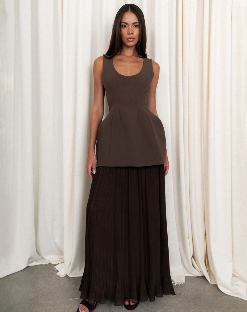 Delilah Dress, Chocolate