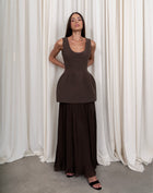 Delilah Dress, Chocolate