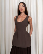 Delilah Dress, Chocolate