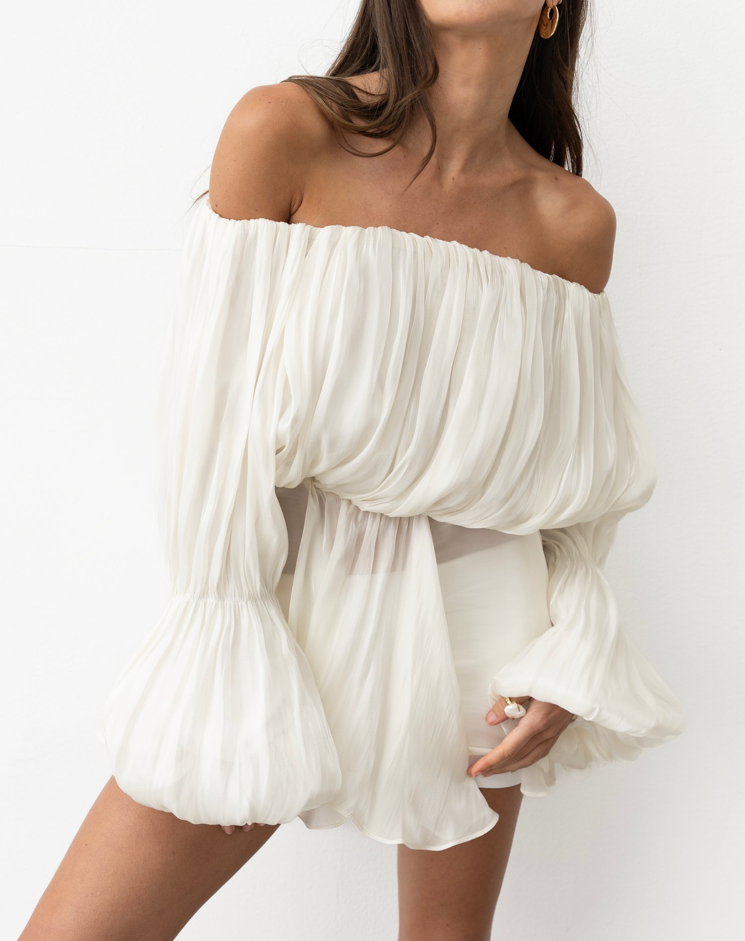 Soren Oversized Striped Shirt, Blue White ST