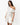 Molly Asymmetrical Shoulder Mini Dress, White