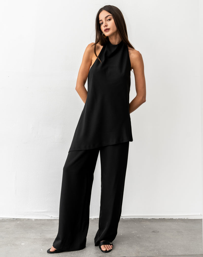 Pantalones anchos Marie, negro