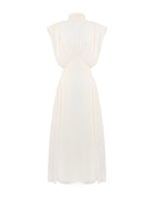 Eliana Sleeveless Back Tie Dress, Ivory