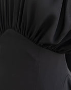 Robe sans manches nouée au dos Eliana, noir