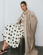Eira Trench Coat, Tan
