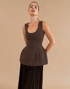 Delilah Dress, Chocolate