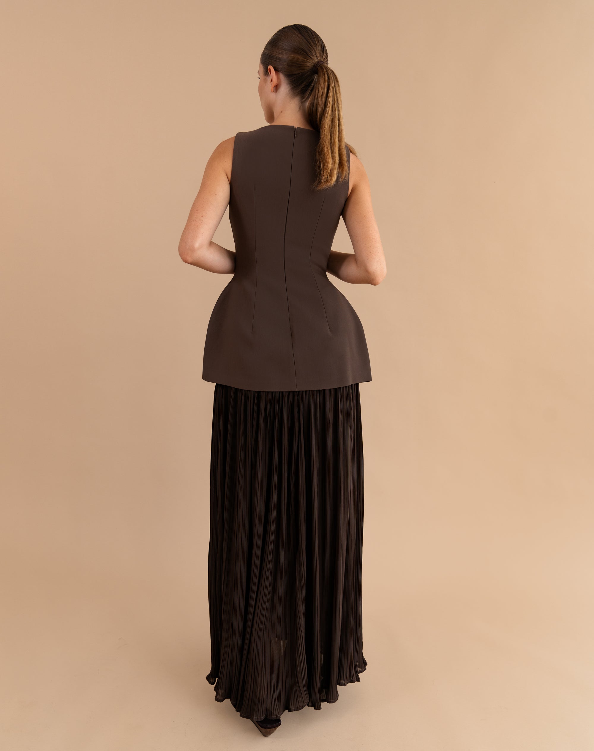 Delilah Dress, Chocolate