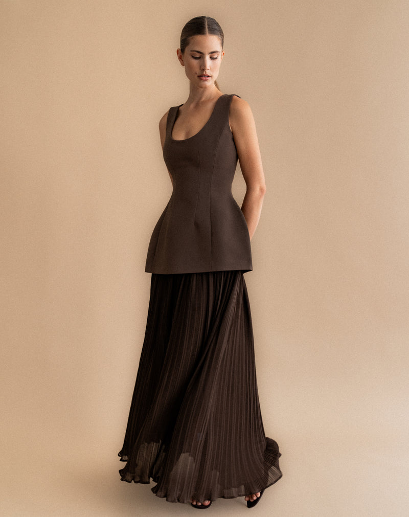 Delilah Dress, Chocolate