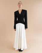 Phoebe Dress, Black/White
